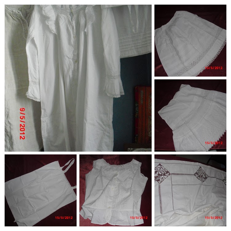 linge ancien autour de la dentelle